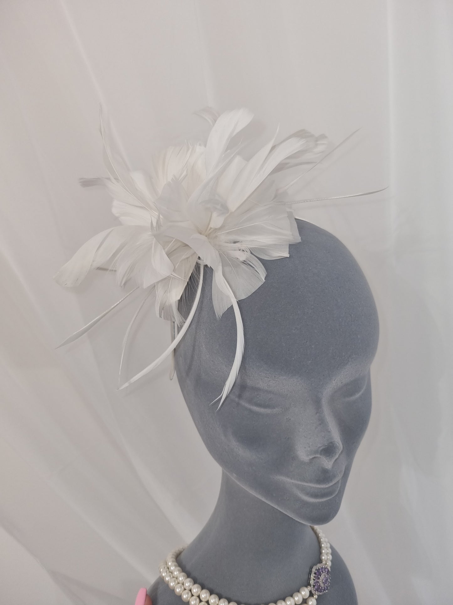D3 Fascinator On Hairband Different Colours