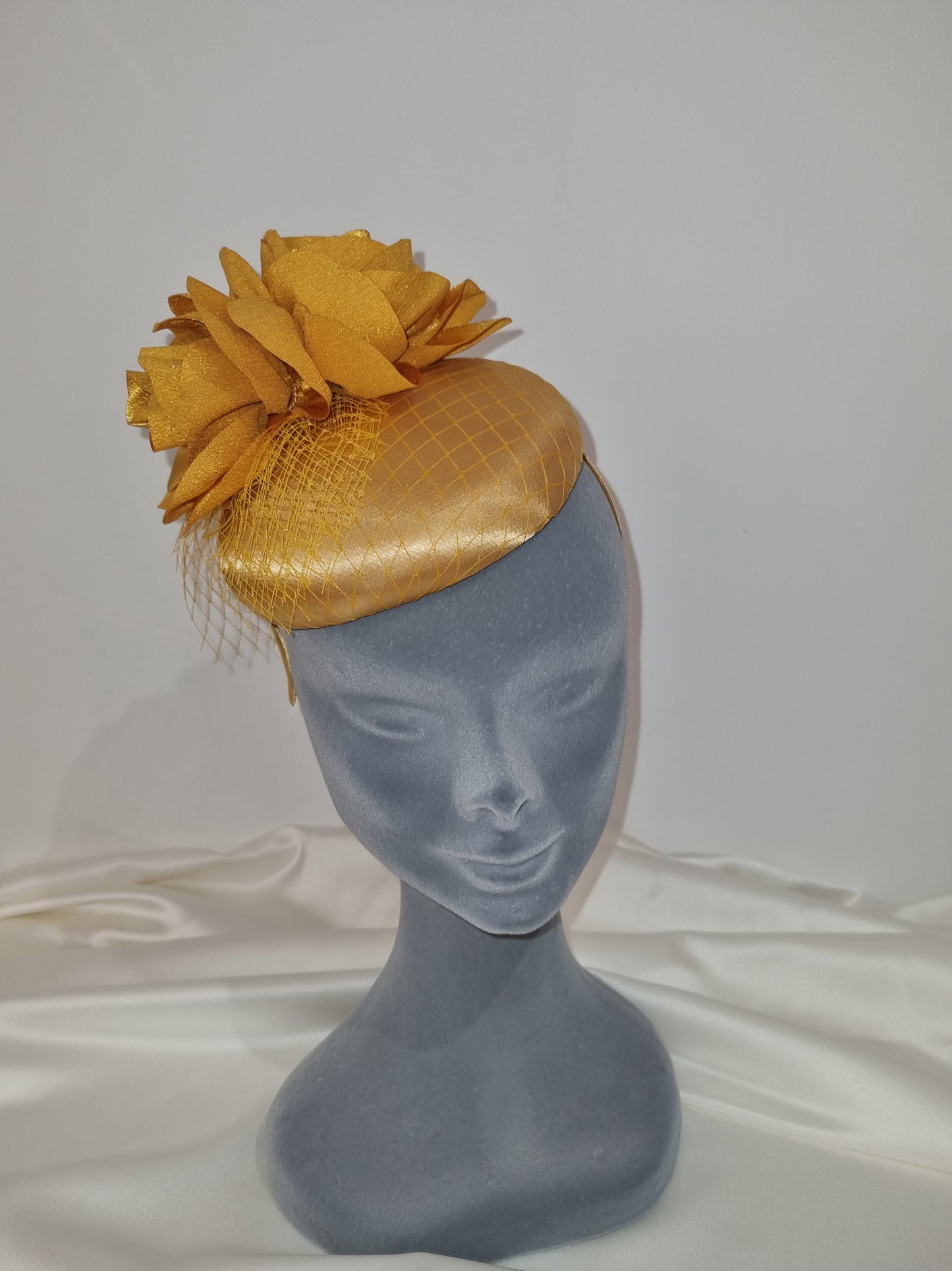 Mustard Flower Fascinator/Headpiece-D23