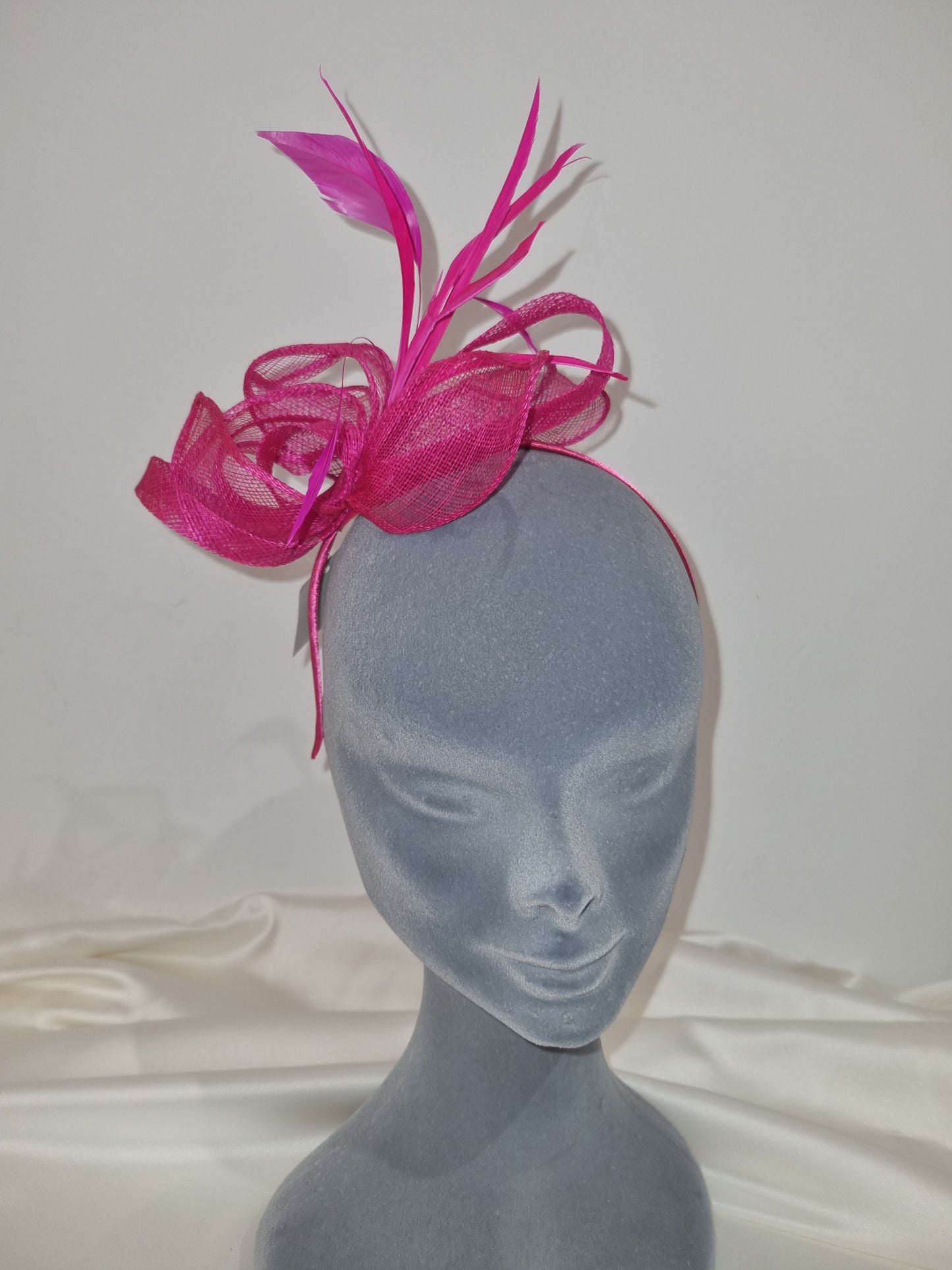 Cerise Fascinator/Headpiece-D2