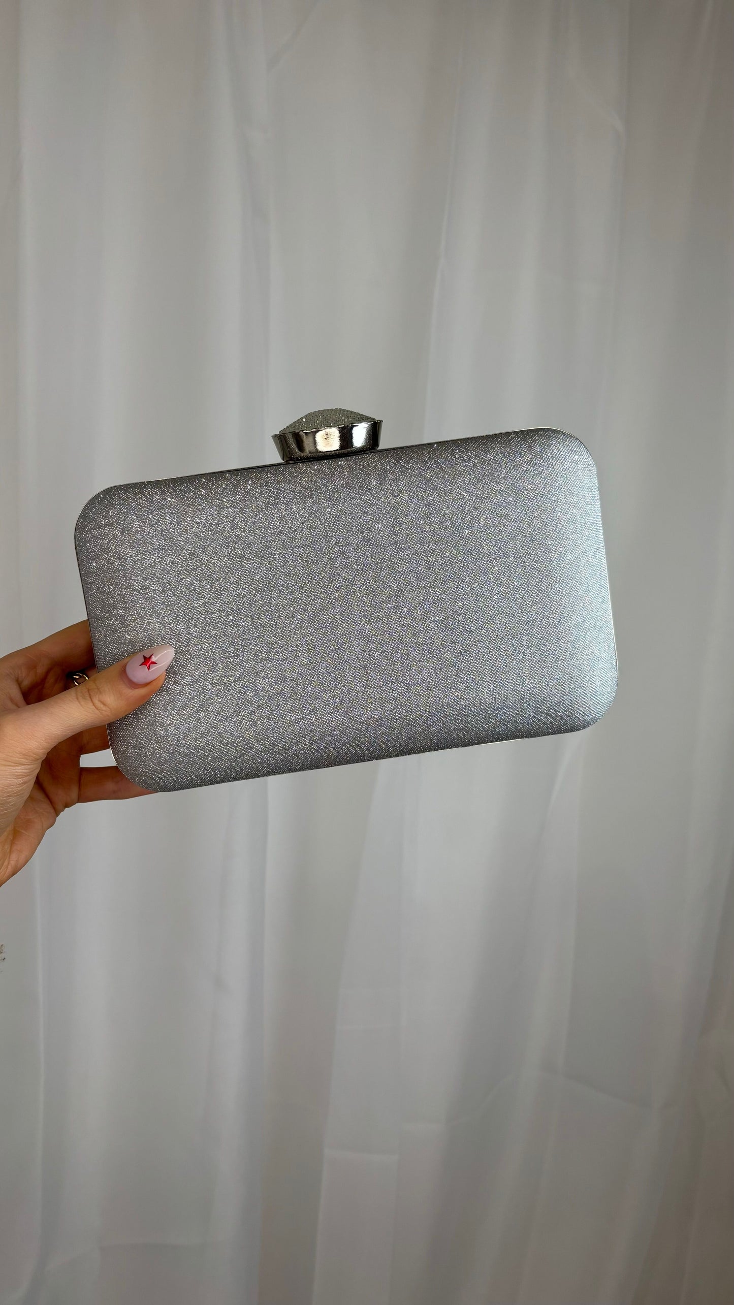 Silver Clutch Bag