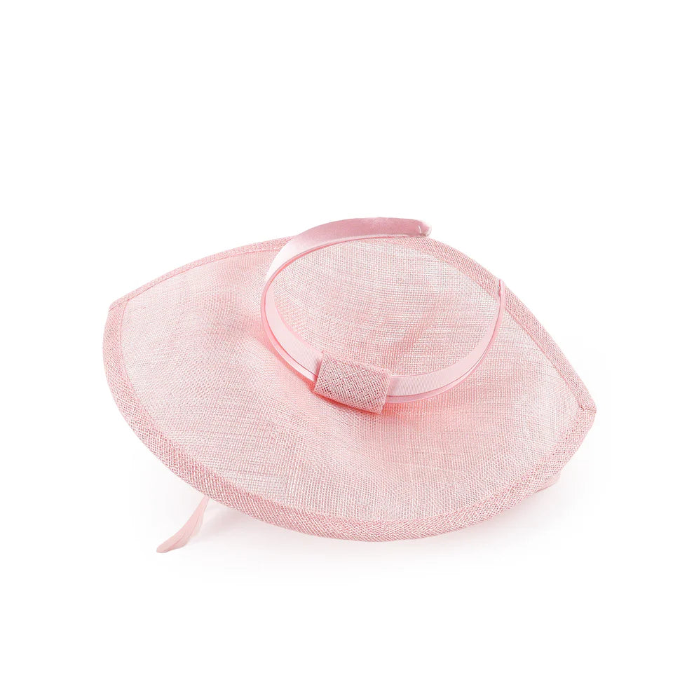Pink Fascinator/Headpiece With Bow Detail~D35