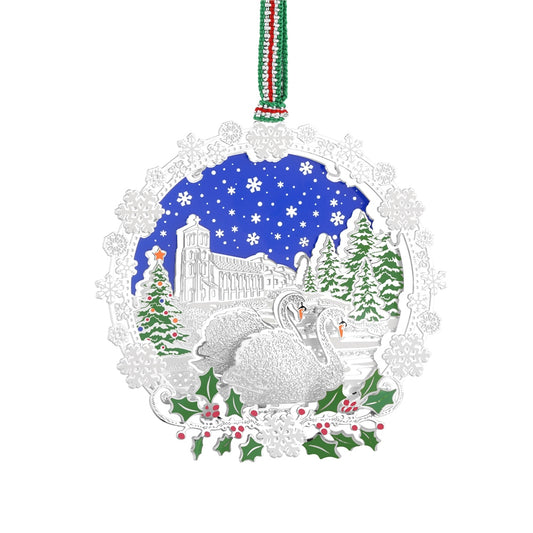 Newbridge Silverware Swan Christmas Tree Decoration