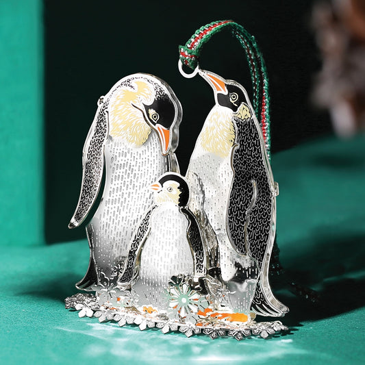 Newbridge Silverware Penguin Family Christmas Tree Decoration