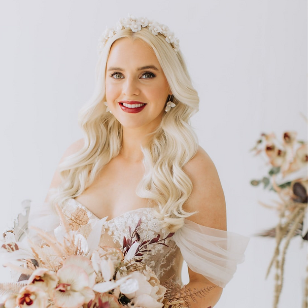 Deborah K Piper Pearl & Gold Earrings