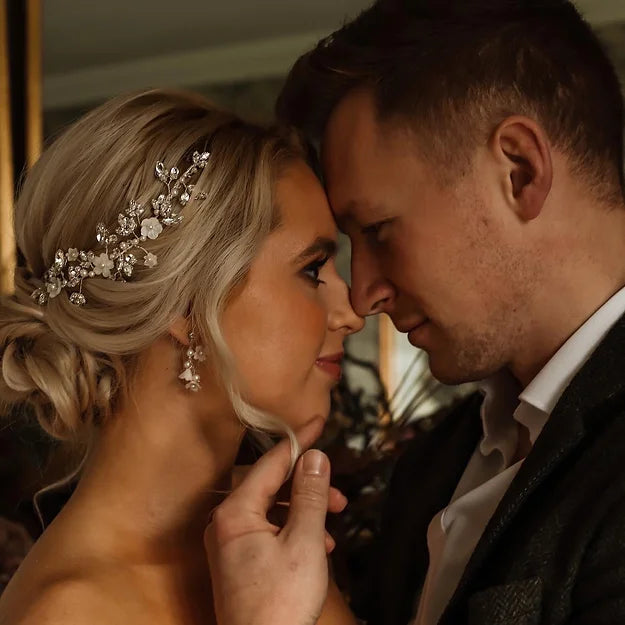 Deborah K Sevilla Pearl & Gold Earrings