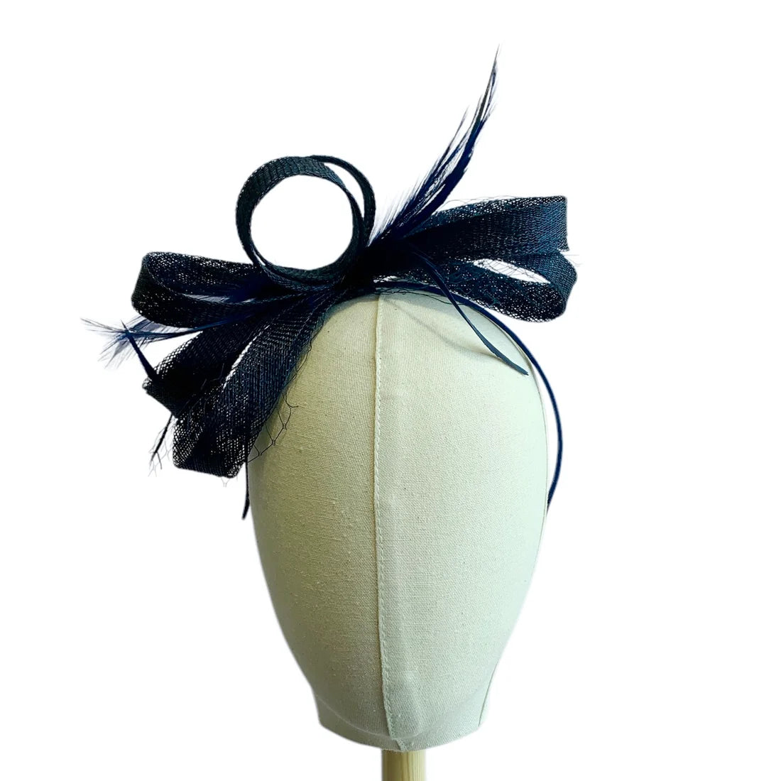 Navy Fascinator/Headpiece d33