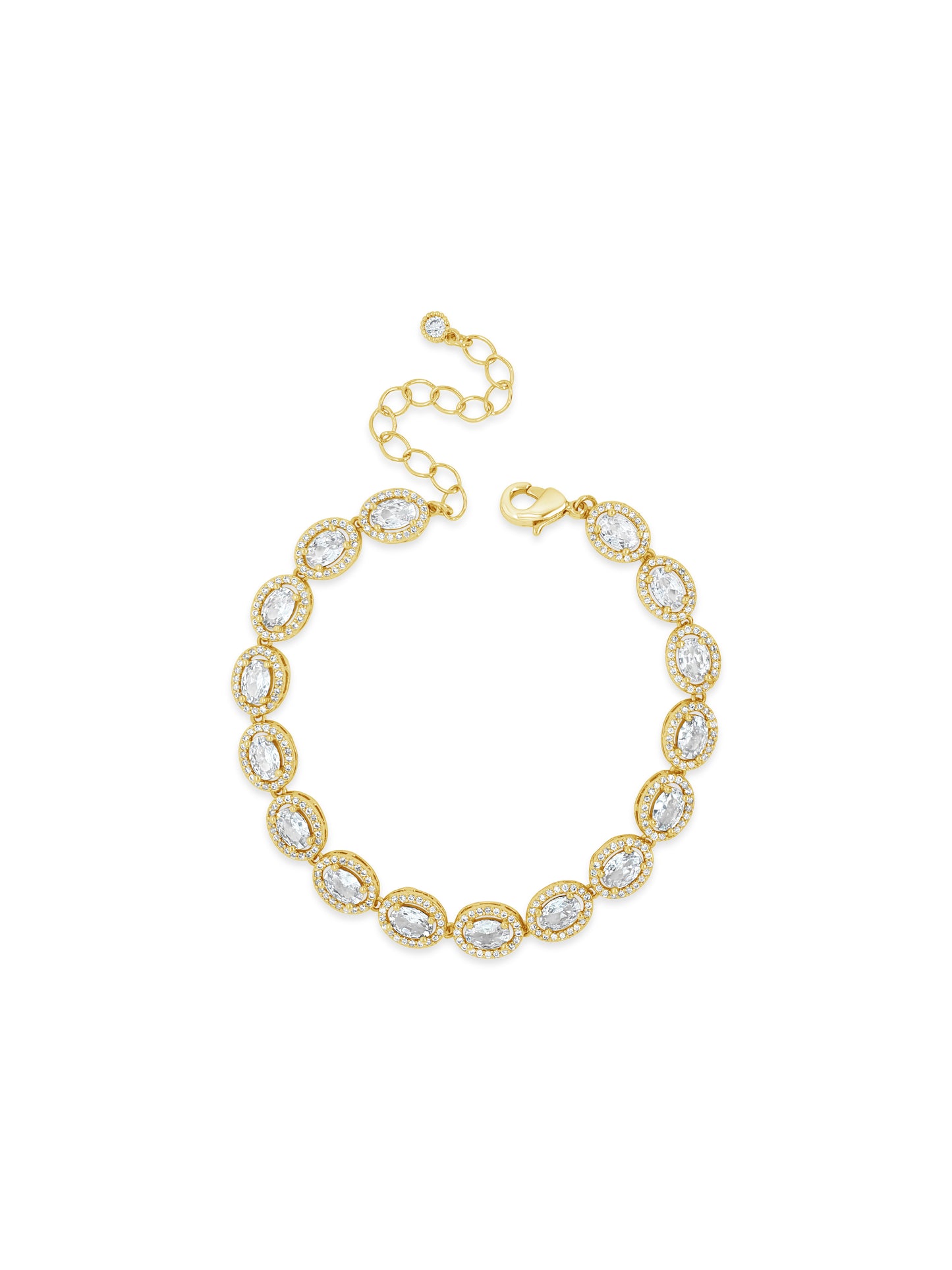 Gold & Crystal Bracelet