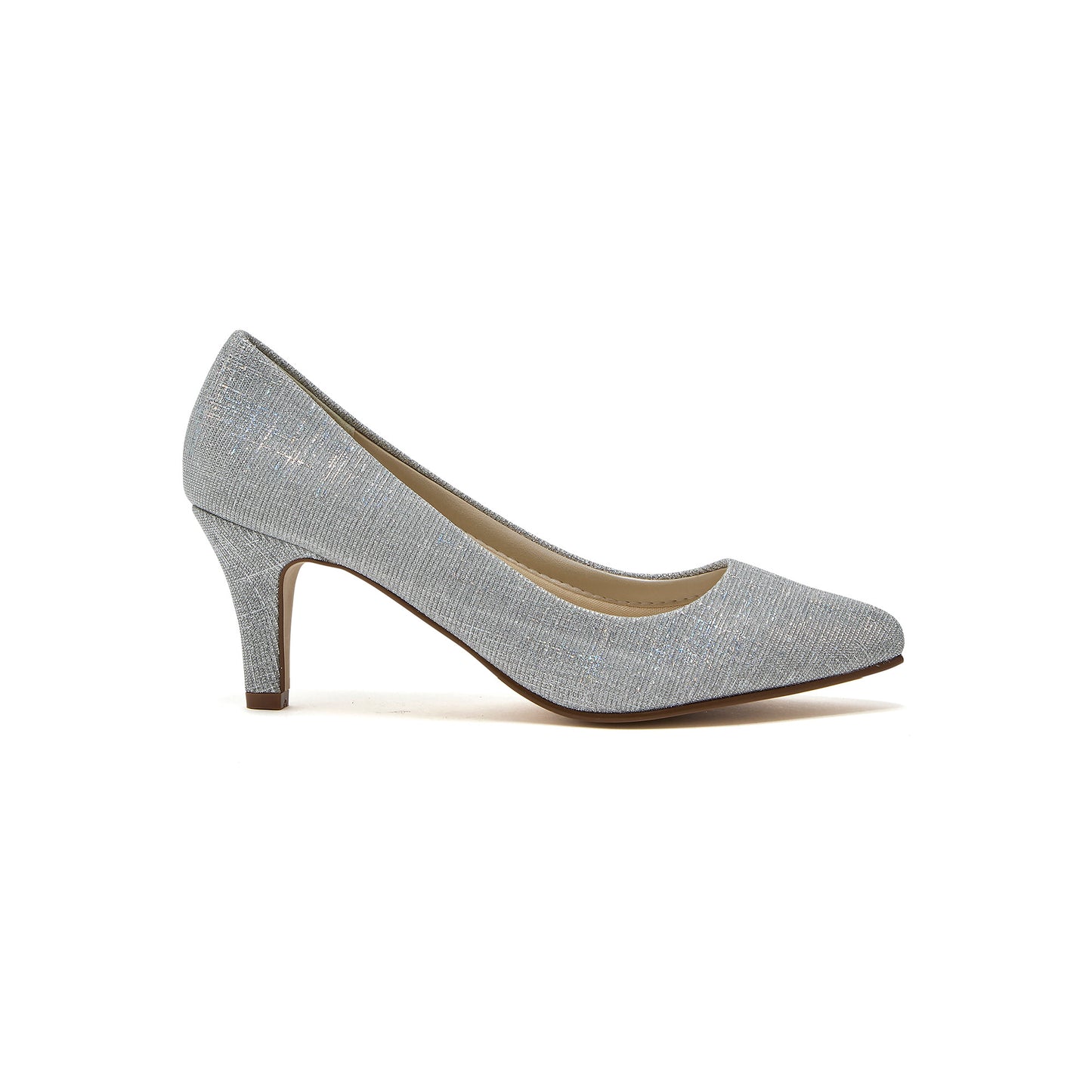 Rainbow Club Brooke Silver/Metallic Court Shoes