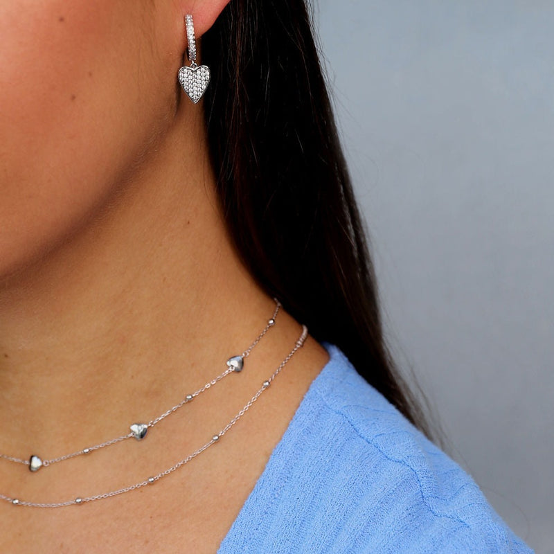 GT Heart Satellite Gold Necklace