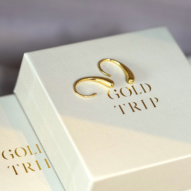GT Water Drop Gold Earrings & Ring Gift Set