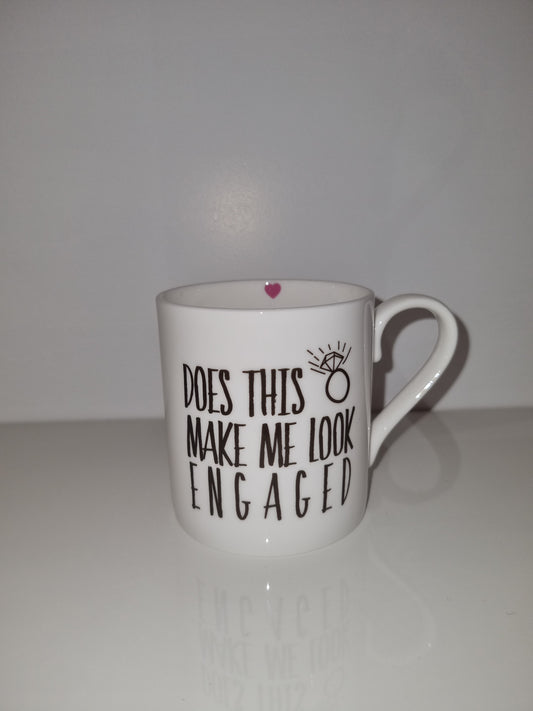 Does This Ring Make Me Look Engaged Fine China Mug
