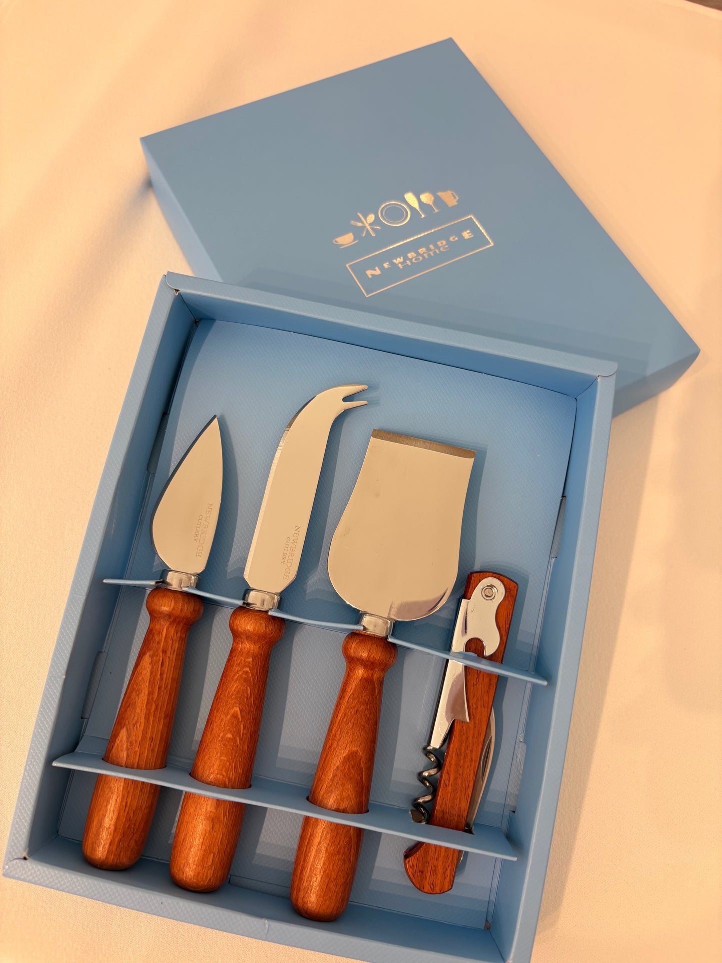 Newbridge Silverware 4 Piece Cheese & Wine Set