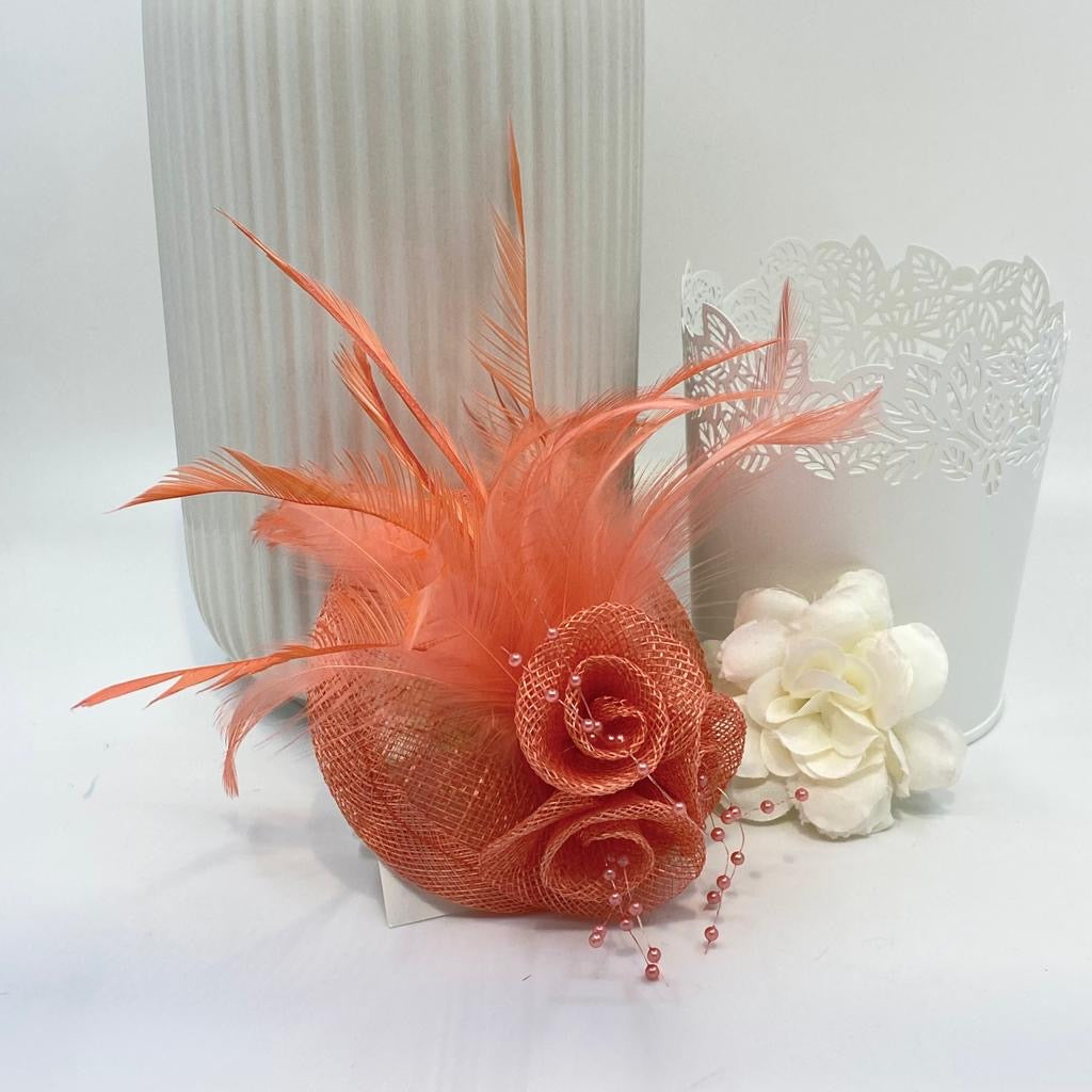 Small Fascinators With Feathers & Flowers(D1)
