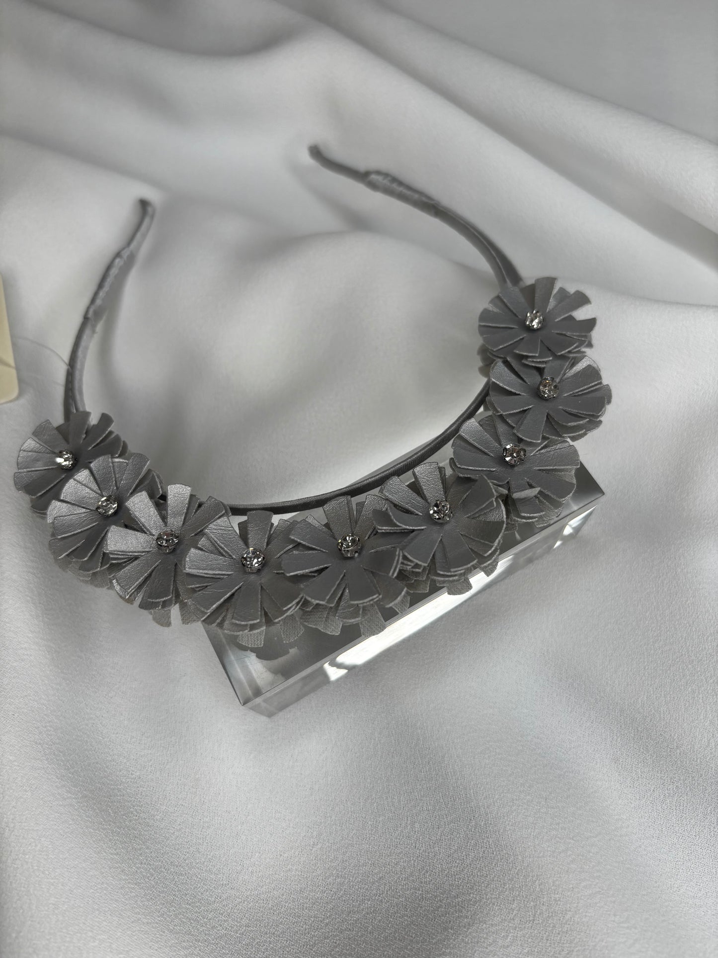 Fabulous Crown Headband/Headpiece In Silver