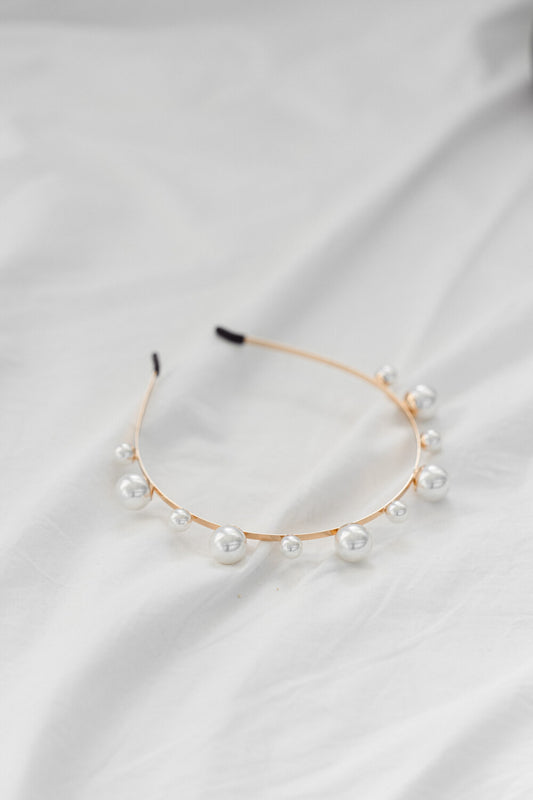 Aislinn | Pearl Bridal Headpiece