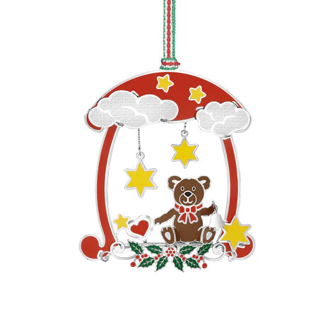 Newbridge Silverware Teddy Bear Mobile Xmas Tree Decoration