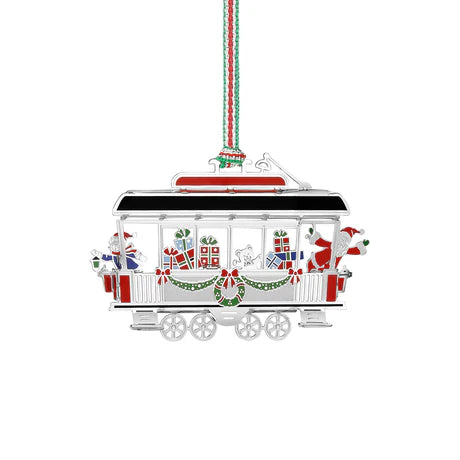 Newbridge Silverware Tram Carriage Xmas Tree Decoration