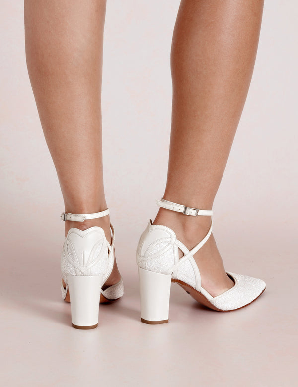 Charlotte Mills Meg Wide Fit Bridal Closed Toe Shoes