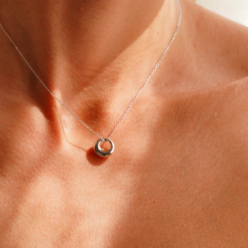 GT Orbit Silver Pendant