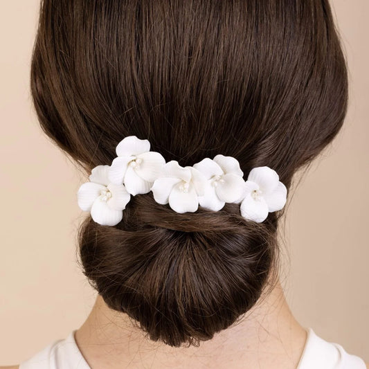 Perfect Bridal Headpiece 5 Piece Flower Pin Set
