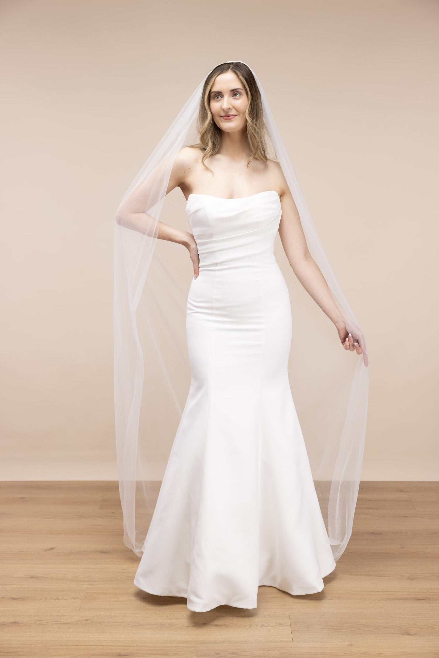 Perfect Bridal Company Scattered Crystal Veil