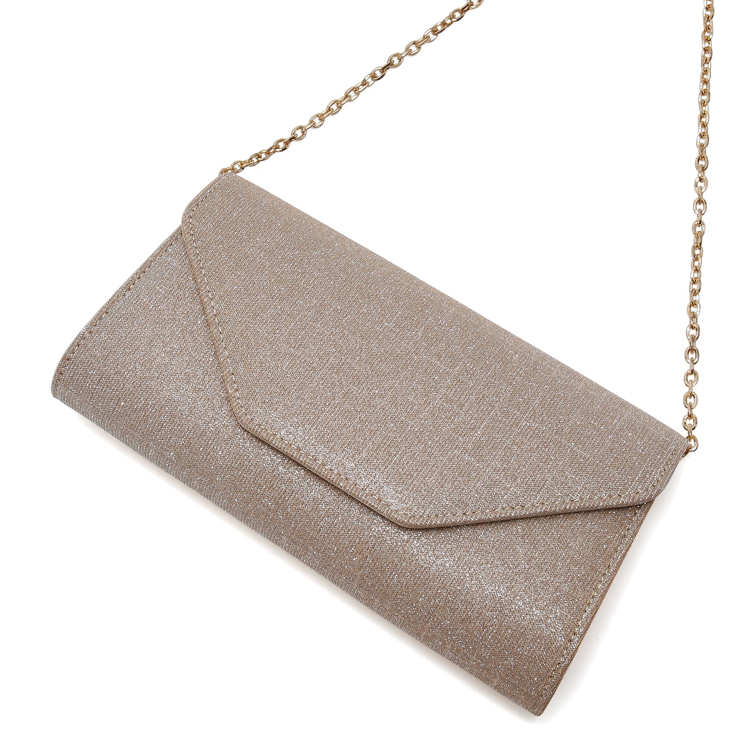 Rainbow Club Saskia Gold/Metallic Clutch Bag