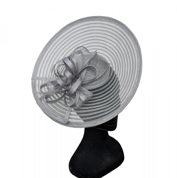 Florence Fascinator/Headpiece In Silver