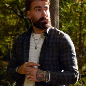 Fred Bennett Stainless Steal Fred Bennett Figaro Link Chain Necklace