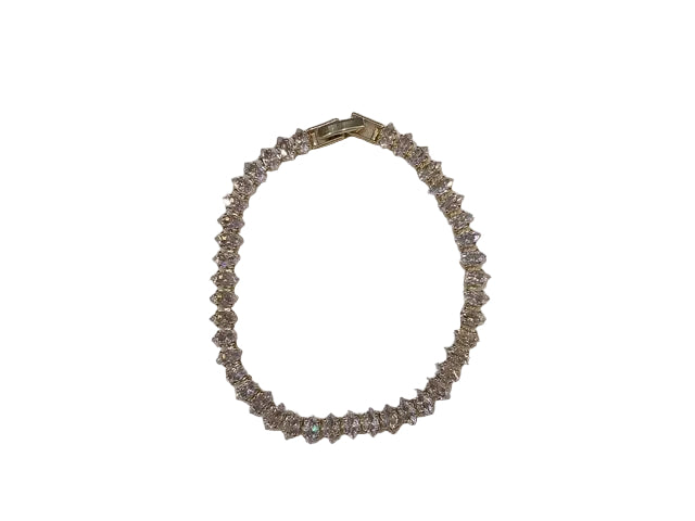 AB Gold Tennis Bracelet
