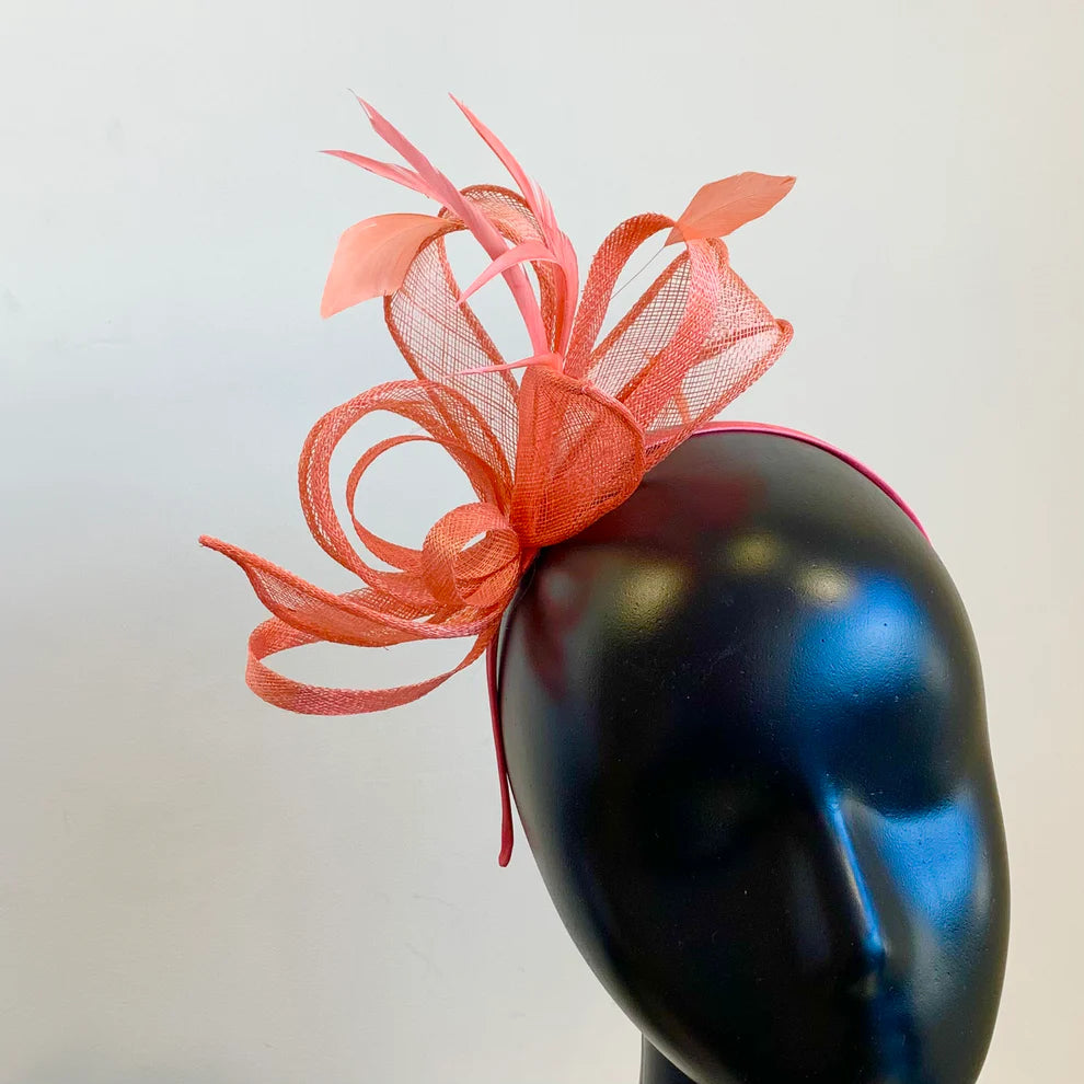 Coral Fascinator/Headpiece (D2)