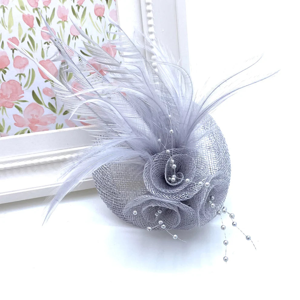 Small Fascinators With Feathers & Flowers(D1)