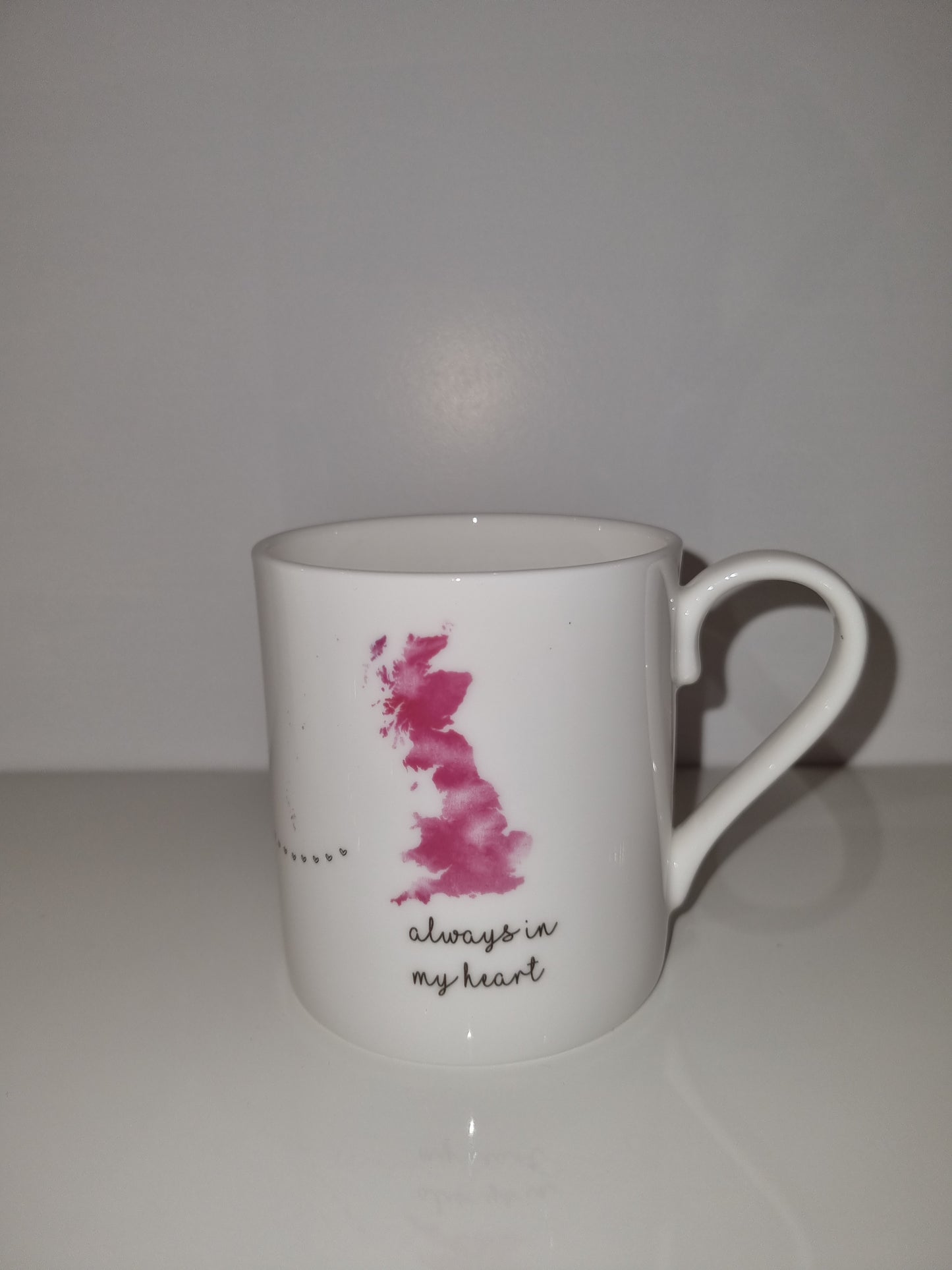 Miles Apart Fine China Mug Ireland To England