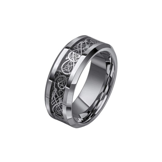 GKO Fred Bennett Filigree Tungsten Ring