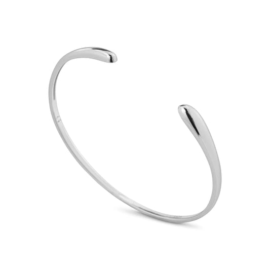 GT Water Drop Silver Bangle