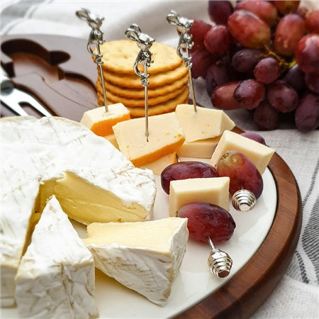 Newbridge Silverware Ceramic and Wood Cheese Board Set