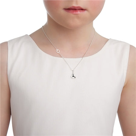 Newbridge Silverware Silver Necklace With Heart Pendant