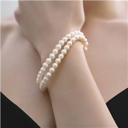 Newbridge Silverware Pearl Double Strand Bracelet