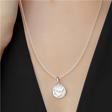 Newbridge Silverware Necklace Zodiac Pendant Capricorn