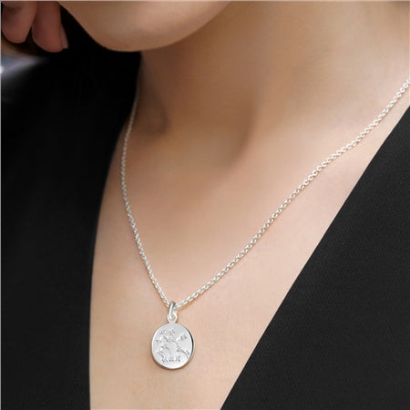 Newbridge Silverware Necklace Zodiac Pendant Gemini
