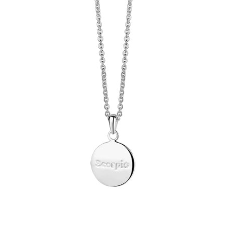 Newbridge Silverware Necklace Zodiac Pendant Scorpio