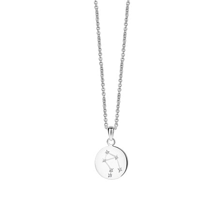 Newbridge Silverware Necklace Zodiac Pendant Libra