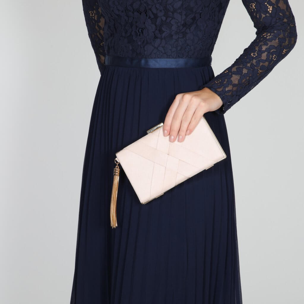 Perfect Bridal Company Anise Blush Clutch