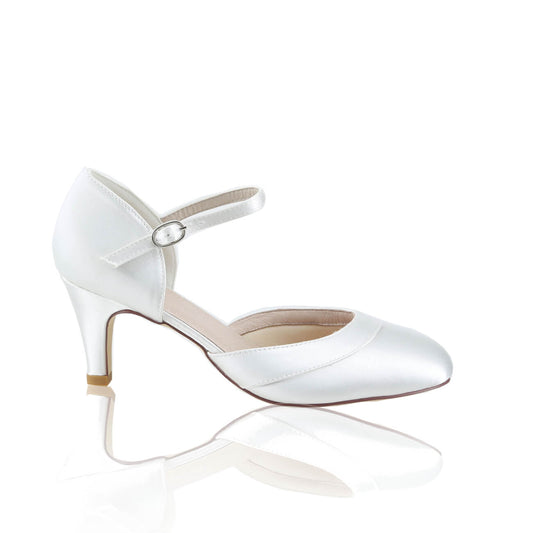 Perfect Bridal Elsa Satin Bridal and Occasionwear Shoes - everly-acbf