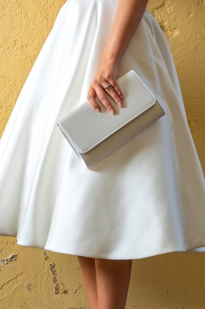 Perfect Bridal Company EVIE-DE Satin Clutch Bag