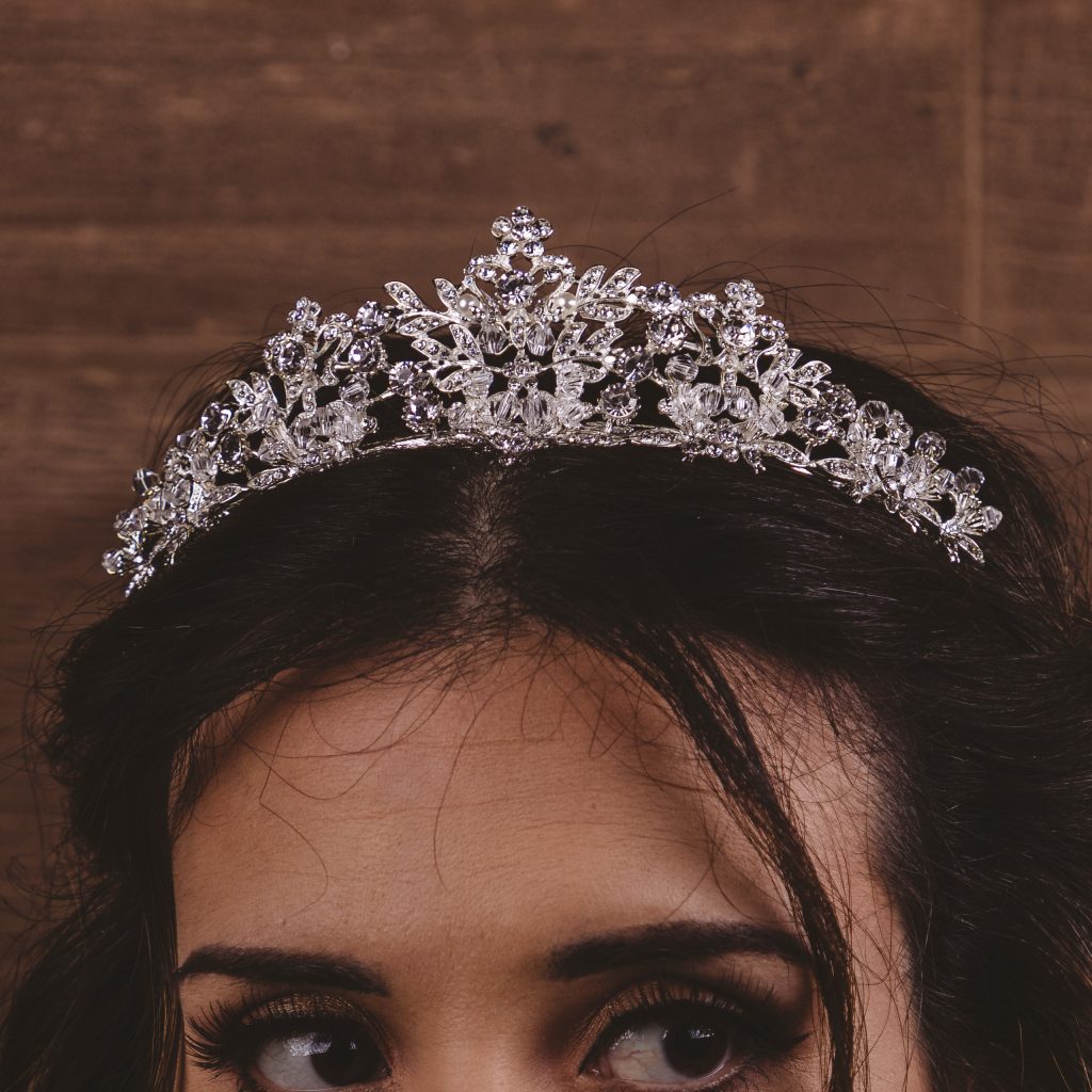 Perfect Bridal Vintage Crystal Flower Tiara