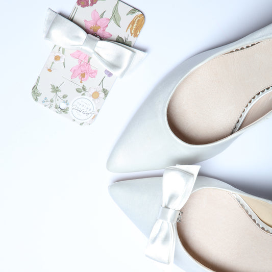 The Perfect Bridal Company  Rowan Bow Shoe Clip