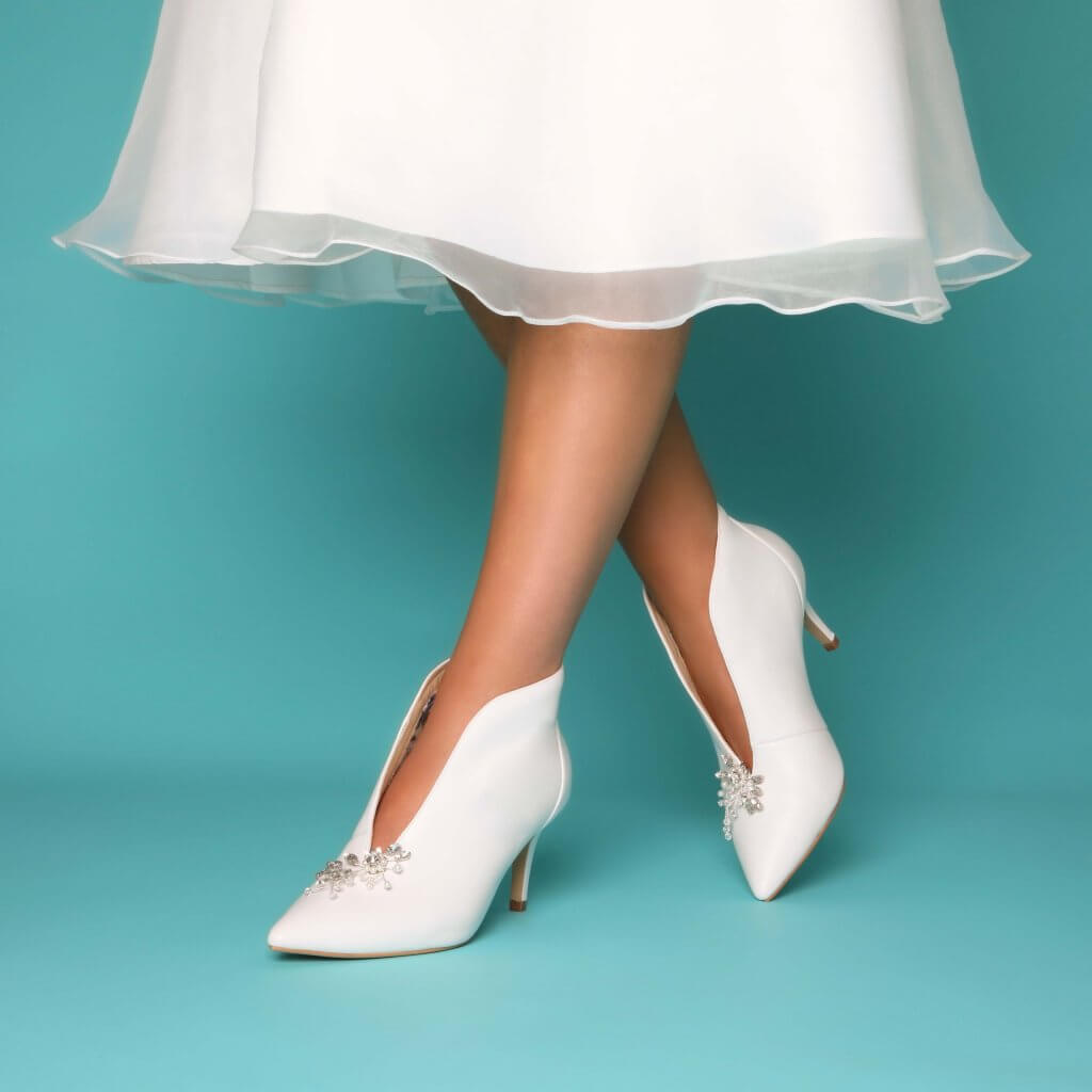 Perfect Bridal Company Zara Plunge Shoe/Boot