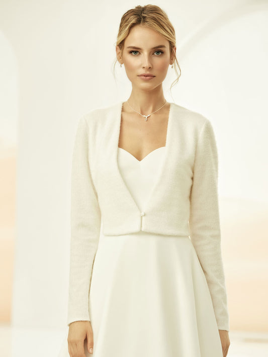 Bianco Evento Cashmere Bolero E-317