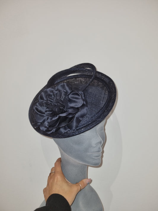 Sienna Fascinator/Headpiece In Navy