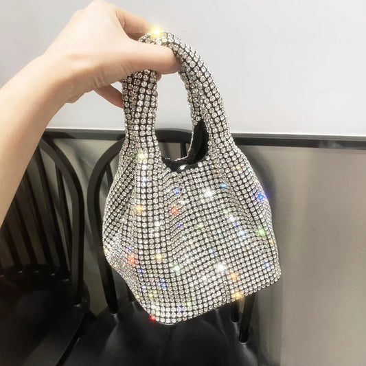 Silver Glitzy Bag